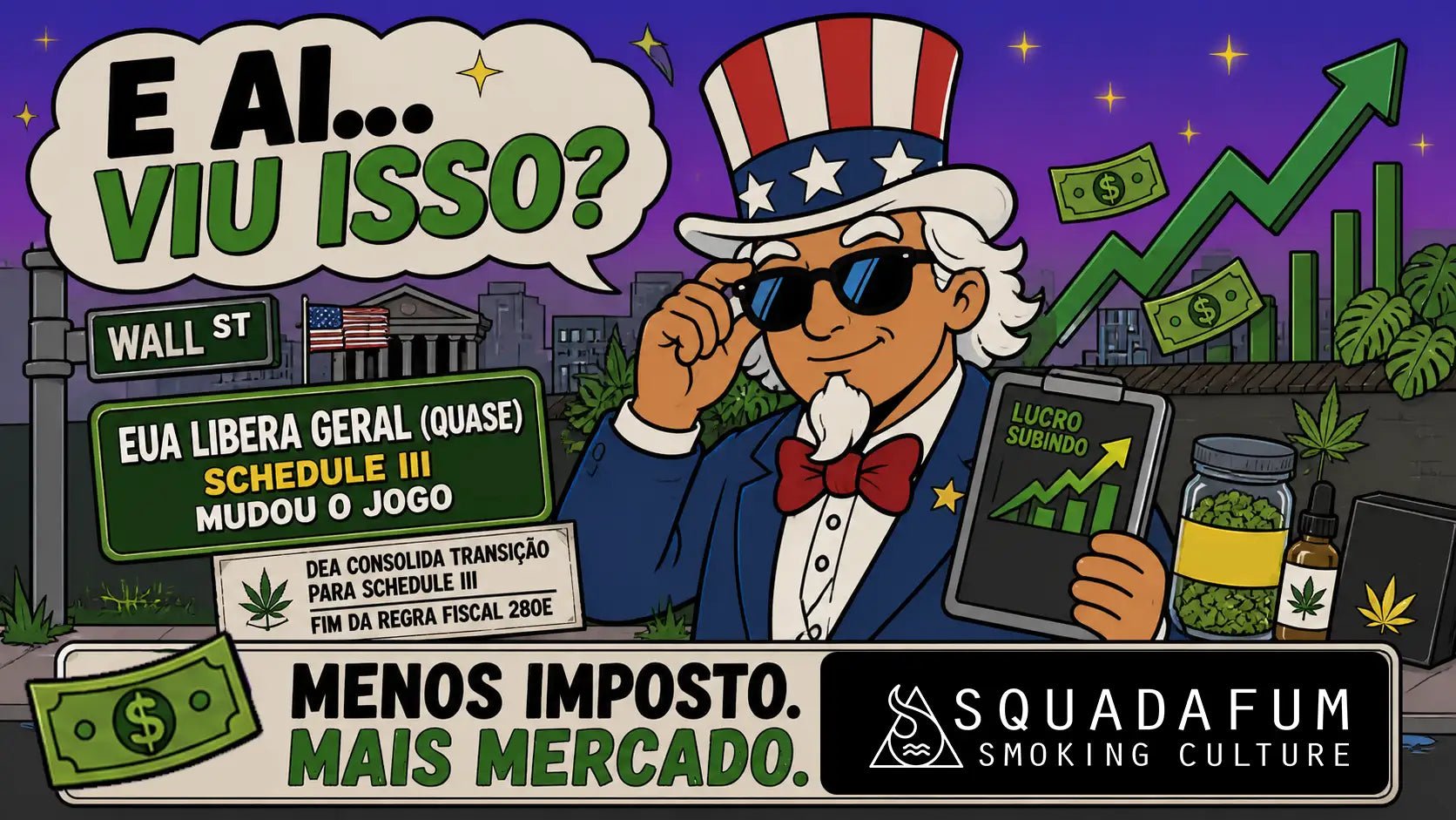 EUA: DEA consolida transição para Schedule III e mercado prevê boom tributário - Squadafum