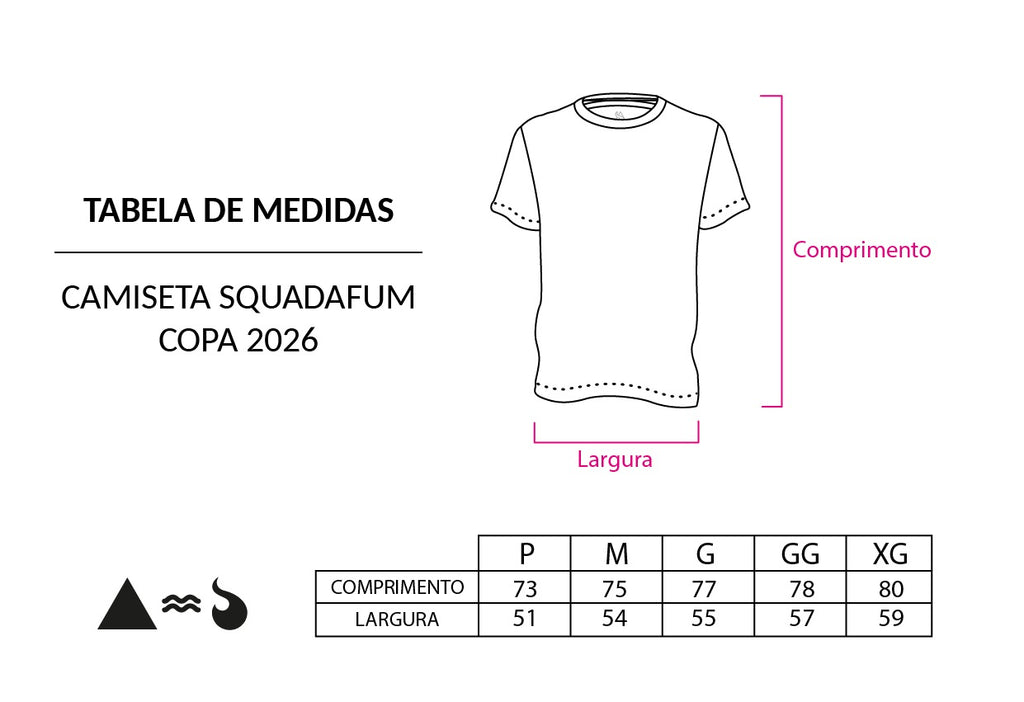 Camiseta Squadafum Copa 2026 — Edição Limitada