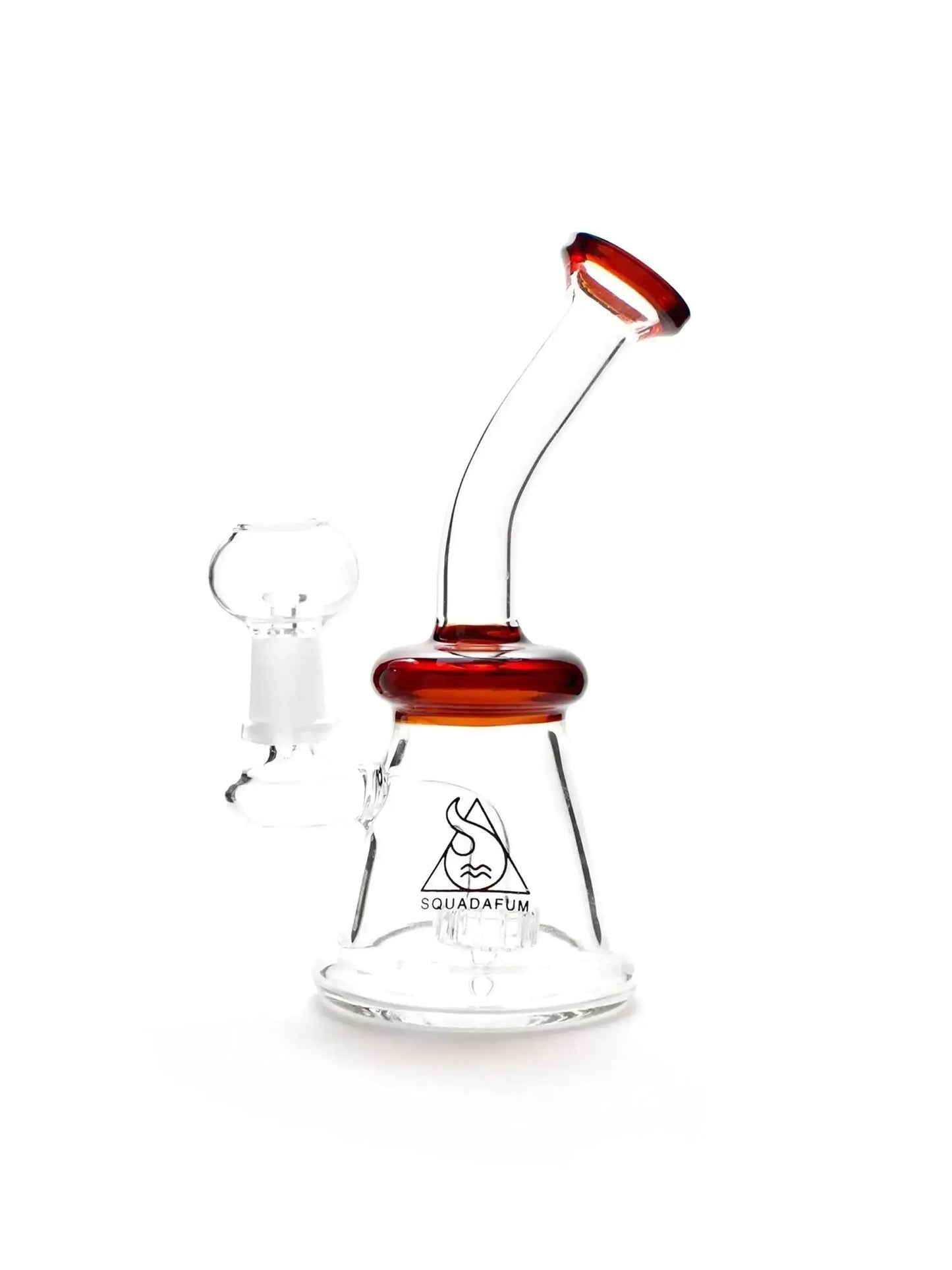 Bong Glass Dab Percolator + Bowl Domo 14mm | Squadafum