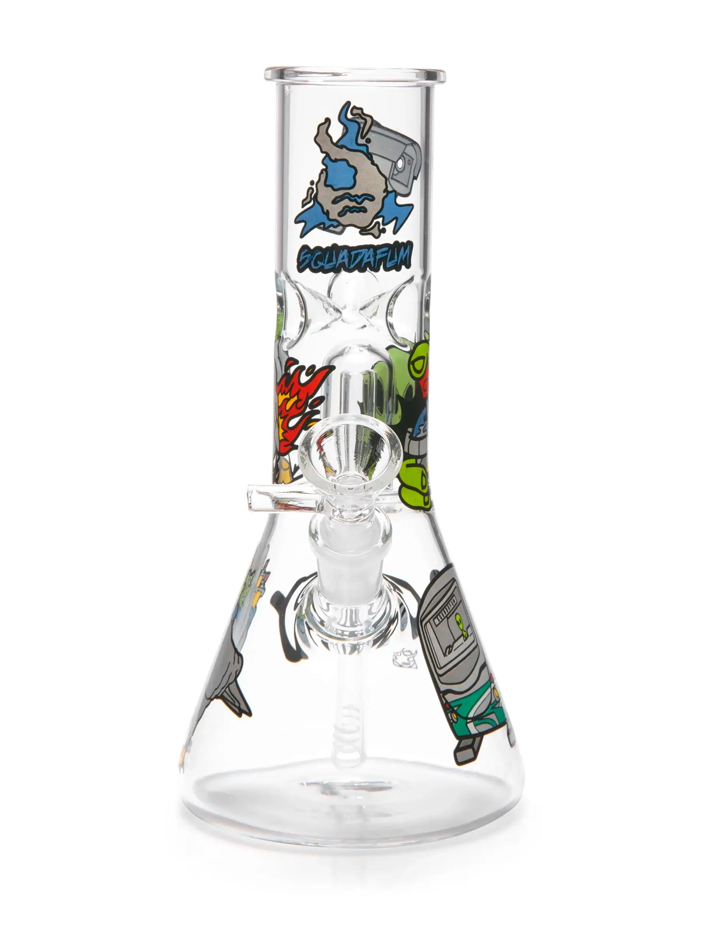 Glass Ice Bong Percolator Alien | Squadafum