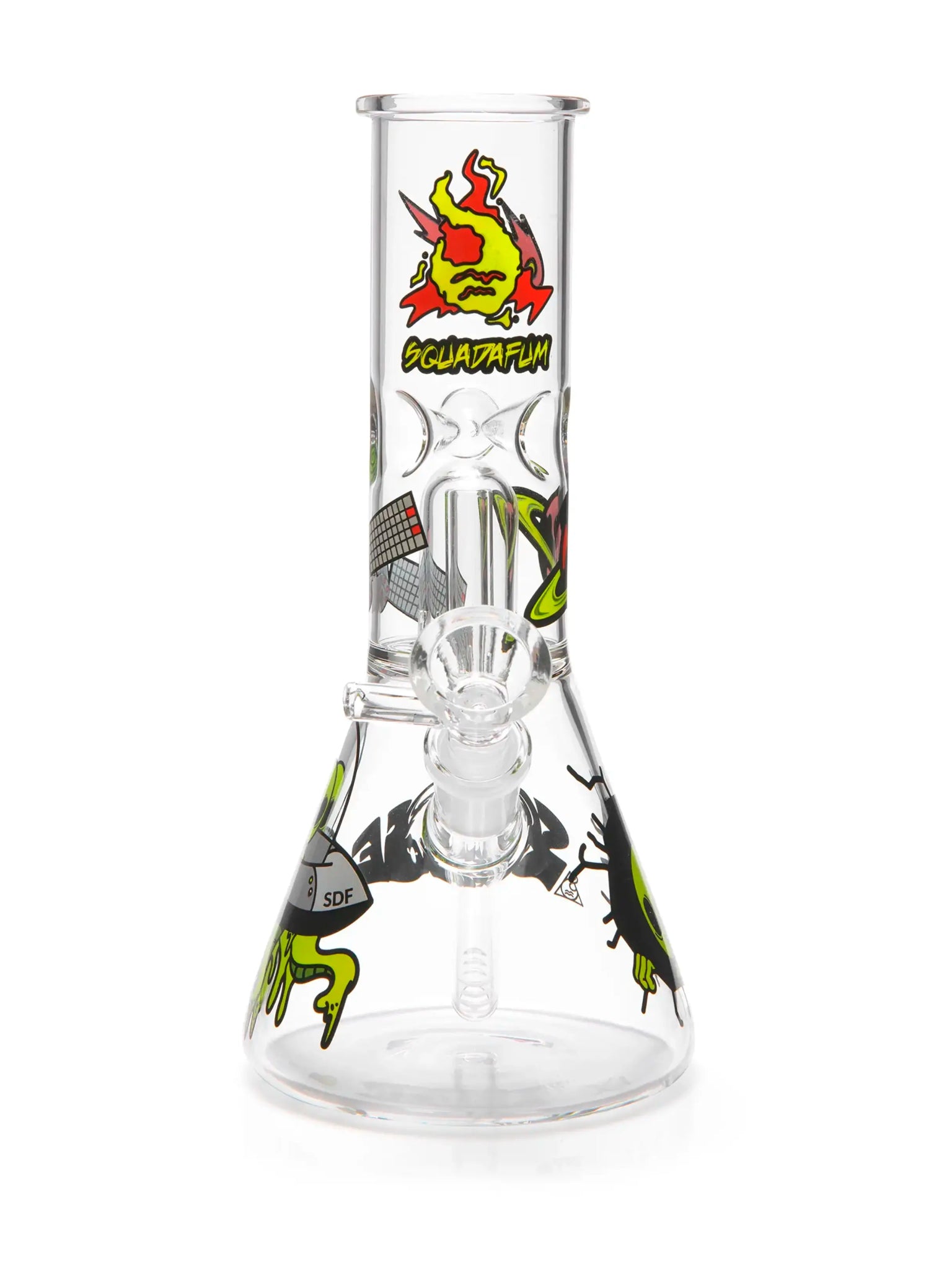 Glass Ice Bong Percolator Alien | Squadafum