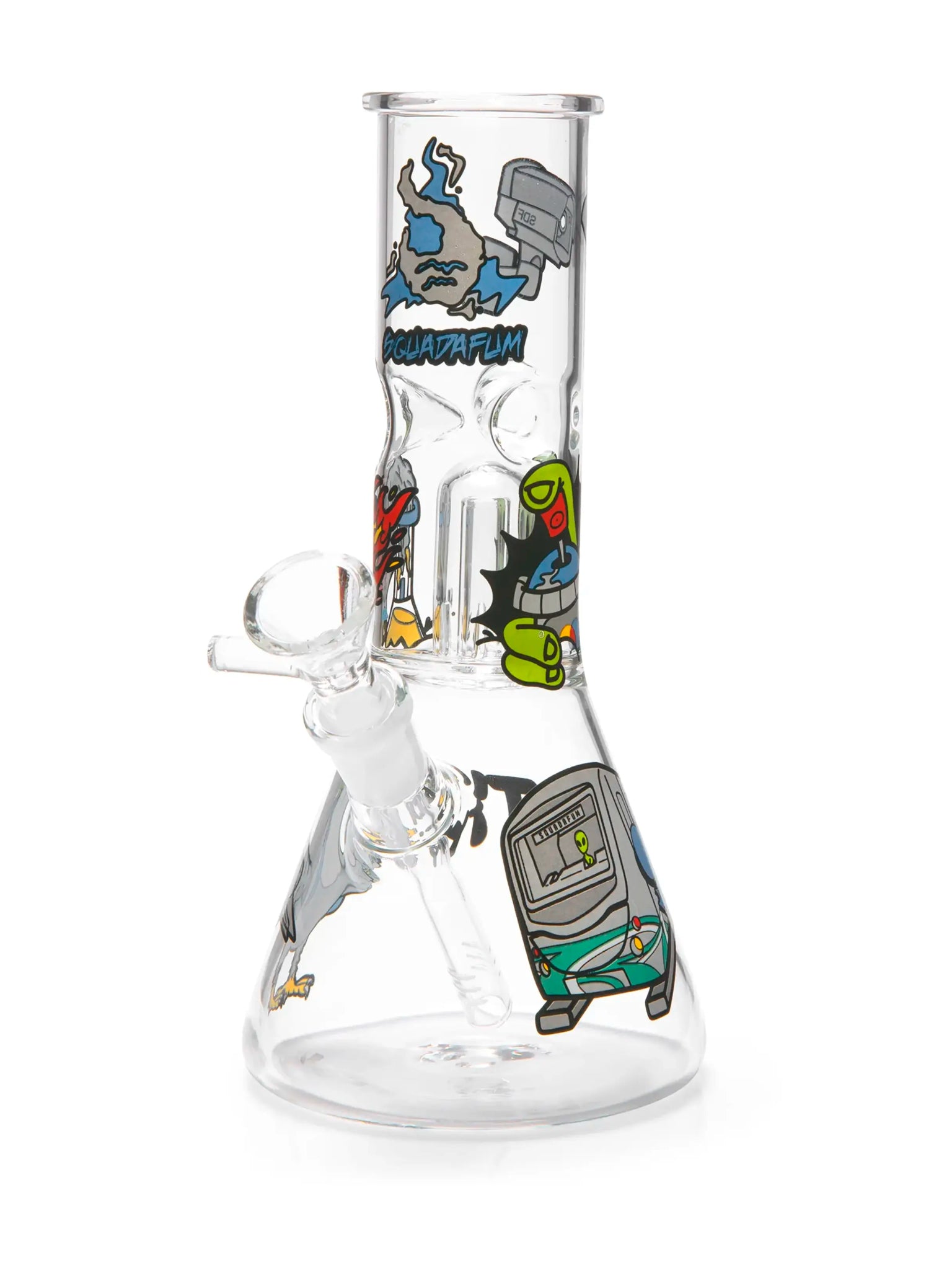 Glass Ice Bong Percolator Alien | Squadafum