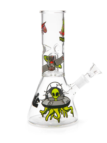 Glass Ice Bong Percolator Alien | Squadafum