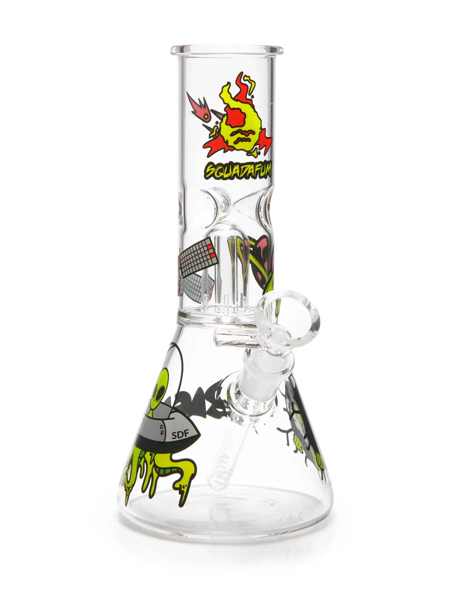 Glass Ice Bong Percolator Alien | Squadafum