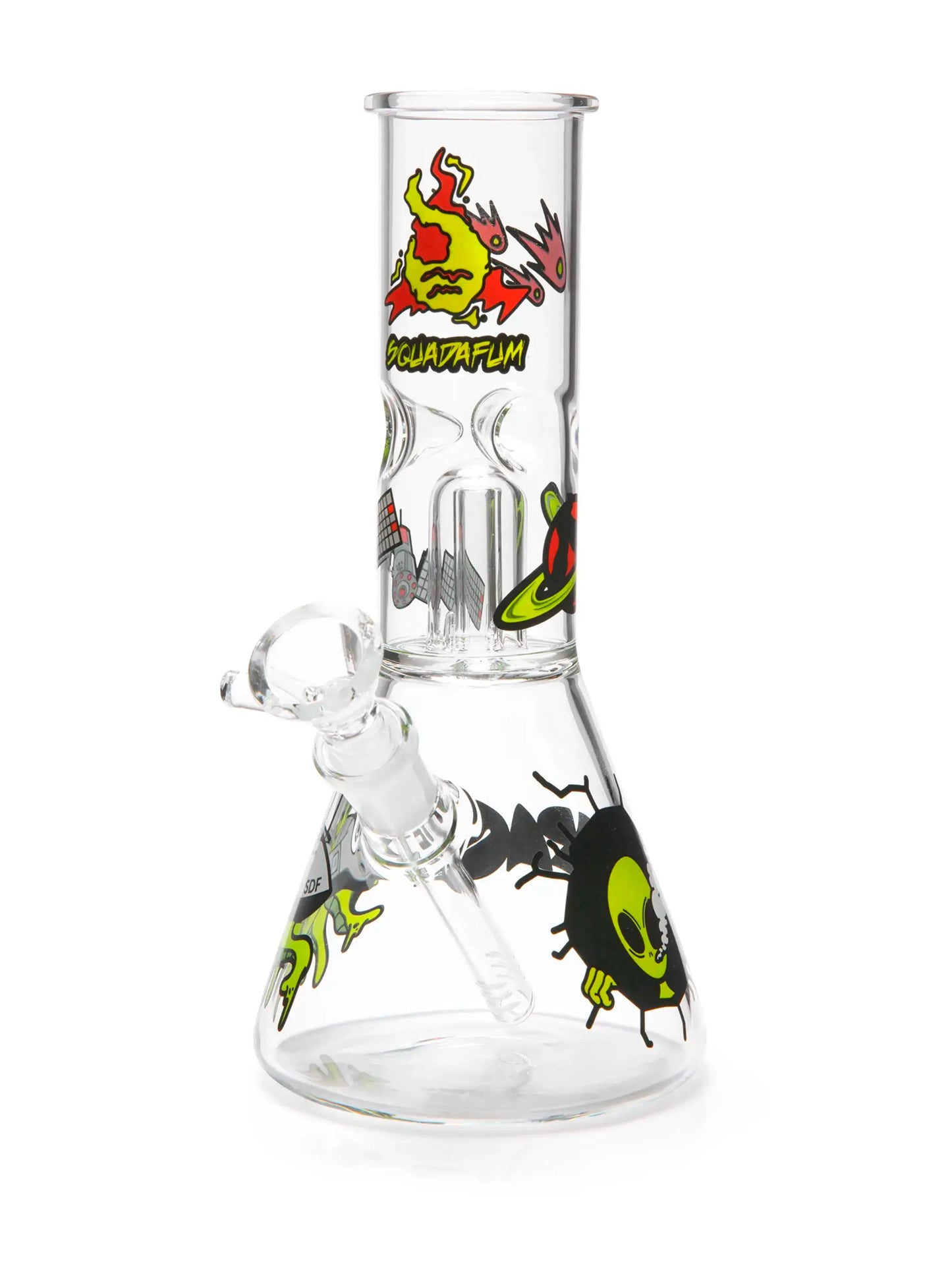 Glass Ice Bong Percolator Alien | Squadafum