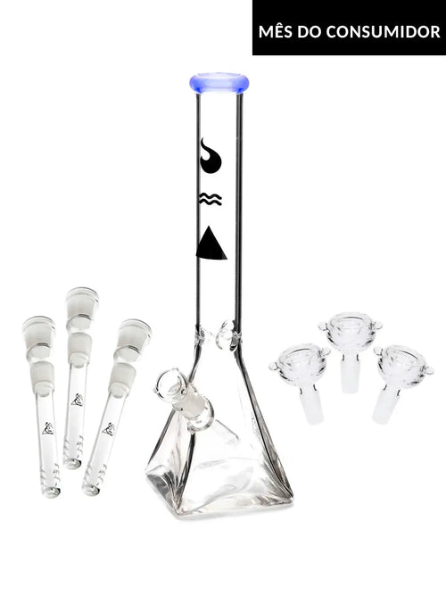 Glass Ice Bong 5mm | Squadafum