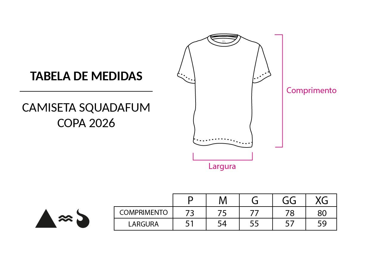 Camiseta Squadafum Copa 2026 — Edição Limitada | Squadafum